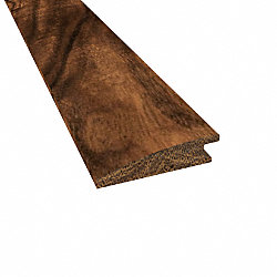 Prefinished Distressed Natural Acacia Hardwood 3/8 in thick x 1.5 in wide x 78 in Length Reducer